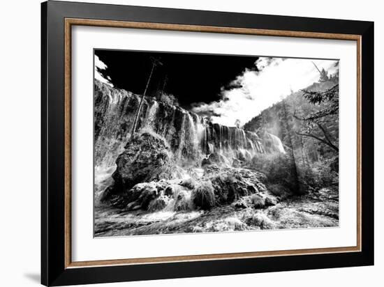 China 10MKm2 Collection - Waterfalls in the Jiuzhaigou National Park-Philippe Hugonnard-Framed Photographic Print