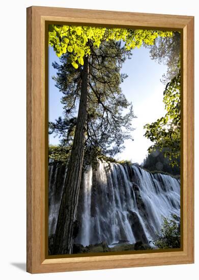 China 10MKm2 Collection - Waterfalls in the Jiuzhaigou National Park-Philippe Hugonnard-Framed Premier Image Canvas