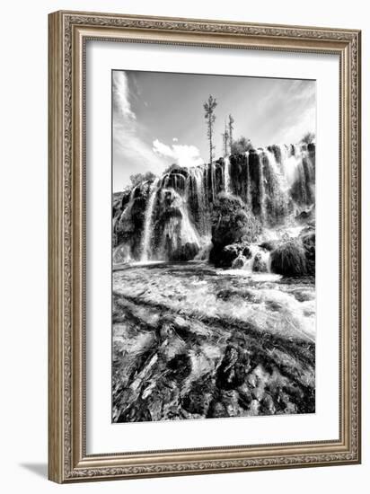 China 10MKm2 Collection - Waterfalls in the Jiuzhaigou National Park-Philippe Hugonnard-Framed Photographic Print