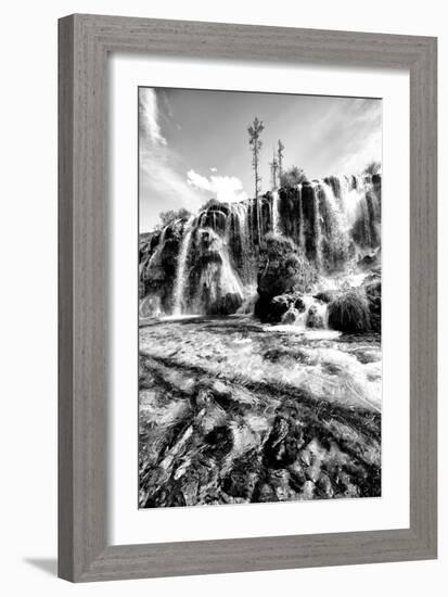 China 10MKm2 Collection - Waterfalls in the Jiuzhaigou National Park-Philippe Hugonnard-Framed Photographic Print