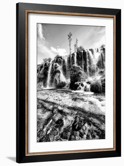 China 10MKm2 Collection - Waterfalls in the Jiuzhaigou National Park-Philippe Hugonnard-Framed Photographic Print