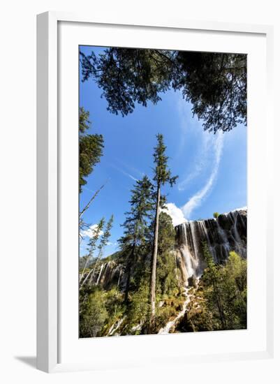 China 10MKm2 Collection - Waterfalls in the Jiuzhaigou National Park-Philippe Hugonnard-Framed Photographic Print