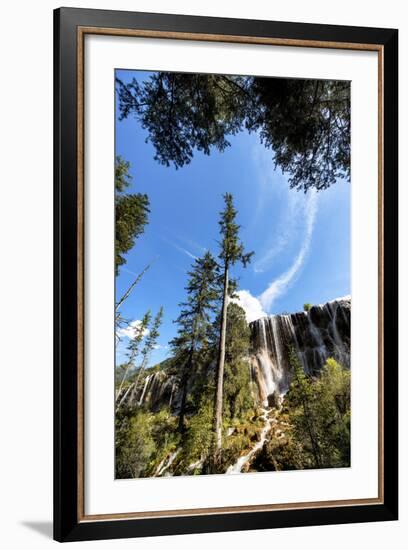 China 10MKm2 Collection - Waterfalls in the Jiuzhaigou National Park-Philippe Hugonnard-Framed Photographic Print