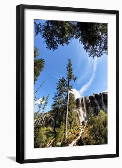 China 10MKm2 Collection - Waterfalls in the Jiuzhaigou National Park-Philippe Hugonnard-Framed Photographic Print