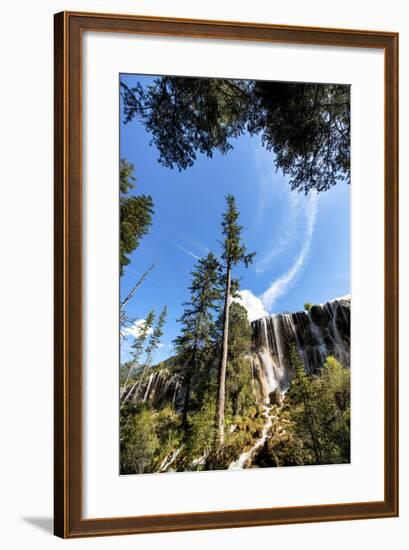 China 10MKm2 Collection - Waterfalls in the Jiuzhaigou National Park-Philippe Hugonnard-Framed Photographic Print