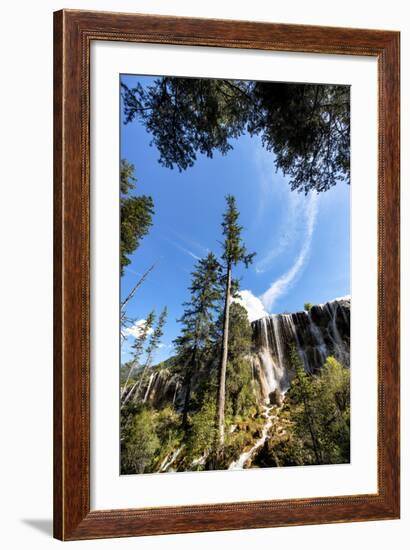 China 10MKm2 Collection - Waterfalls in the Jiuzhaigou National Park-Philippe Hugonnard-Framed Photographic Print