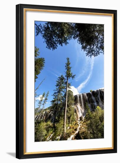 China 10MKm2 Collection - Waterfalls in the Jiuzhaigou National Park-Philippe Hugonnard-Framed Photographic Print