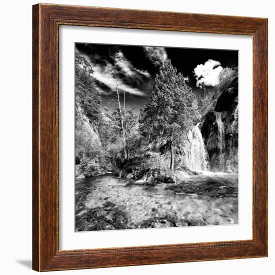 China 10MKm2 Collection - Waterfalls in the Jiuzhaigou National Park-Philippe Hugonnard-Framed Photographic Print