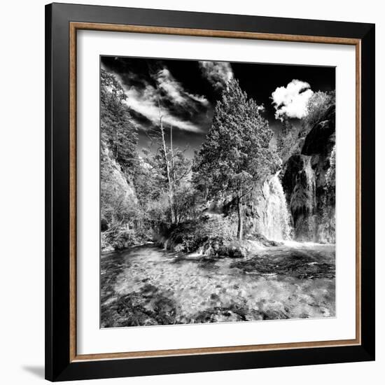 China 10MKm2 Collection - Waterfalls in the Jiuzhaigou National Park-Philippe Hugonnard-Framed Photographic Print