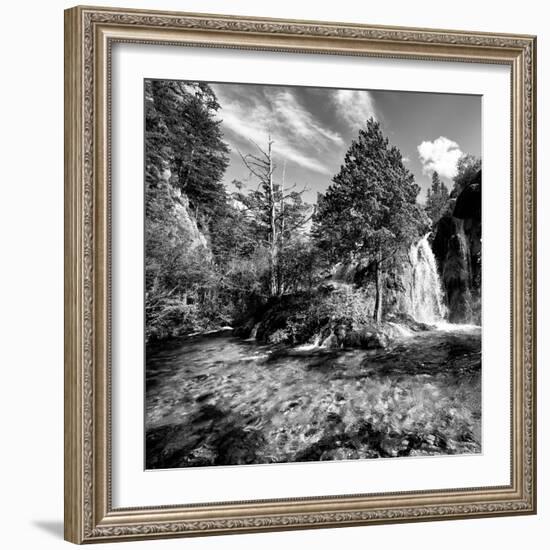 China 10MKm2 Collection - Waterfalls in the Jiuzhaigou National Park-Philippe Hugonnard-Framed Photographic Print