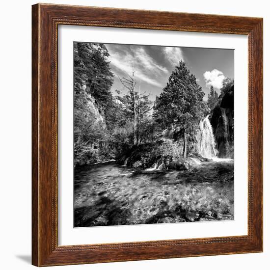 China 10MKm2 Collection - Waterfalls in the Jiuzhaigou National Park-Philippe Hugonnard-Framed Photographic Print