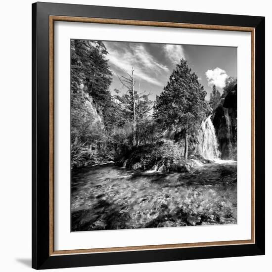 China 10MKm2 Collection - Waterfalls in the Jiuzhaigou National Park-Philippe Hugonnard-Framed Photographic Print