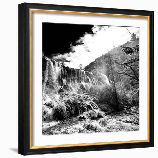 China 10MKm2 Collection - Waterfalls in the Jiuzhaigou National Park-Philippe Hugonnard-Framed Photographic Print