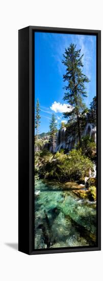 China 10MKm2 Collection - Waterfalls in the Jiuzhaigou National Park-Philippe Hugonnard-Framed Premier Image Canvas