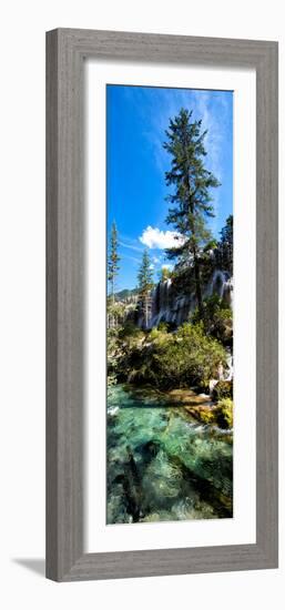 China 10MKm2 Collection - Waterfalls in the Jiuzhaigou National Park-Philippe Hugonnard-Framed Photographic Print