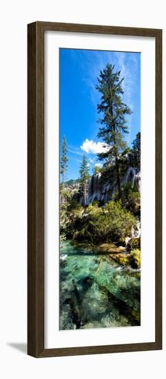 China 10MKm2 Collection - Waterfalls in the Jiuzhaigou National Park-Philippe Hugonnard-Framed Photographic Print