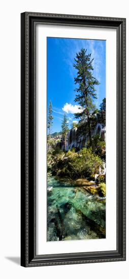 China 10MKm2 Collection - Waterfalls in the Jiuzhaigou National Park-Philippe Hugonnard-Framed Photographic Print