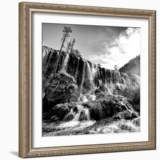 China 10MKm2 Collection - Waterfalls in the Jiuzhaigou National Park-Philippe Hugonnard-Framed Photographic Print