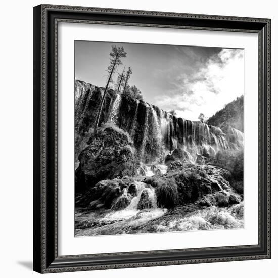 China 10MKm2 Collection - Waterfalls in the Jiuzhaigou National Park-Philippe Hugonnard-Framed Photographic Print