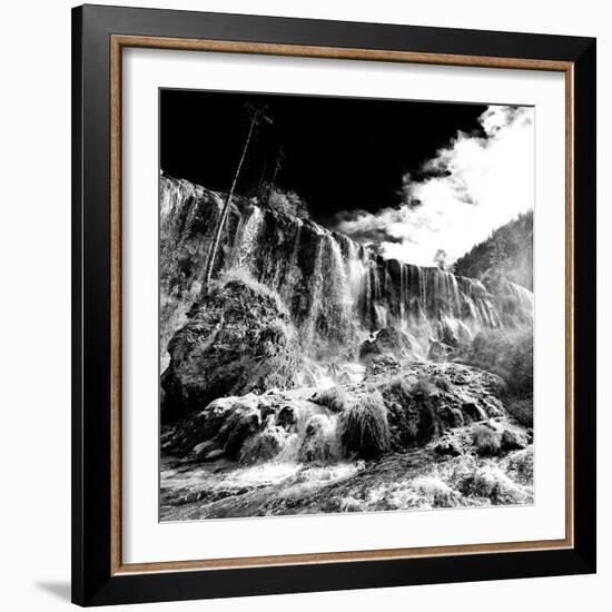 China 10MKm2 Collection - Waterfalls in the Jiuzhaigou National Park-Philippe Hugonnard-Framed Photographic Print