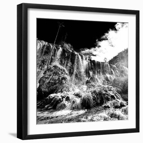 China 10MKm2 Collection - Waterfalls in the Jiuzhaigou National Park-Philippe Hugonnard-Framed Photographic Print