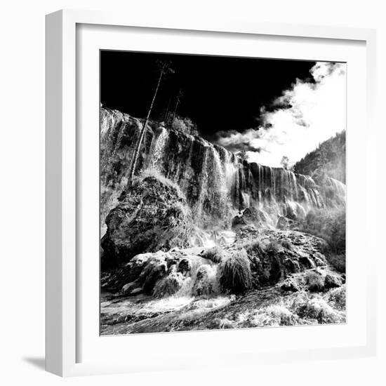 China 10MKm2 Collection - Waterfalls in the Jiuzhaigou National Park-Philippe Hugonnard-Framed Photographic Print