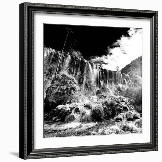 China 10MKm2 Collection - Waterfalls in the Jiuzhaigou National Park-Philippe Hugonnard-Framed Photographic Print