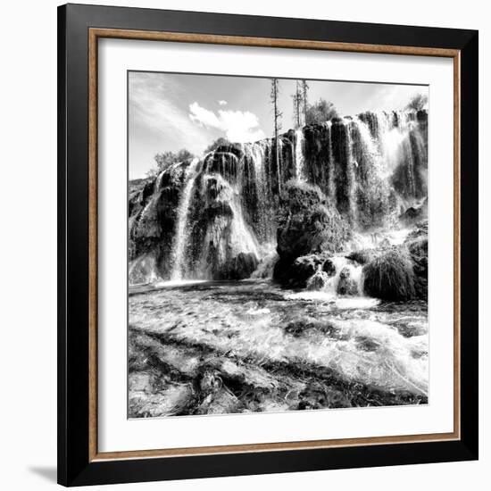 China 10MKm2 Collection - Waterfalls in the Jiuzhaigou National Park-Philippe Hugonnard-Framed Photographic Print