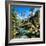 China 10MKm2 Collection - Waterfalls in the Jiuzhaigou National Park-Philippe Hugonnard-Framed Photographic Print