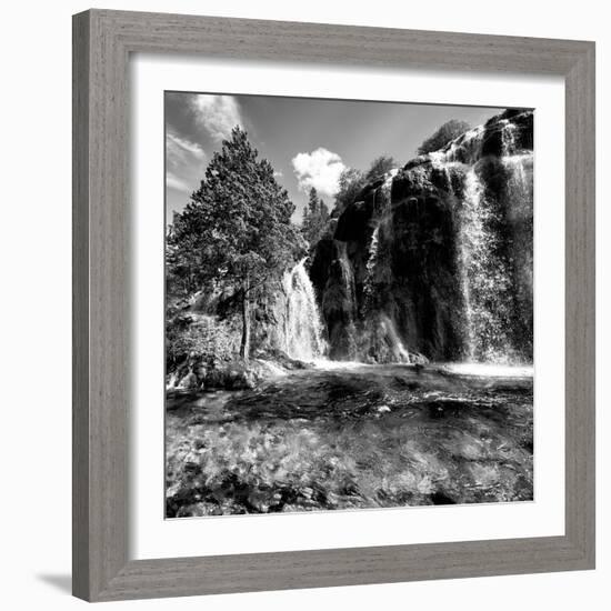 China 10MKm2 Collection - Waterfalls in the Jiuzhaigou National Park-Philippe Hugonnard-Framed Photographic Print