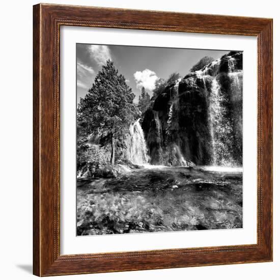 China 10MKm2 Collection - Waterfalls in the Jiuzhaigou National Park-Philippe Hugonnard-Framed Photographic Print