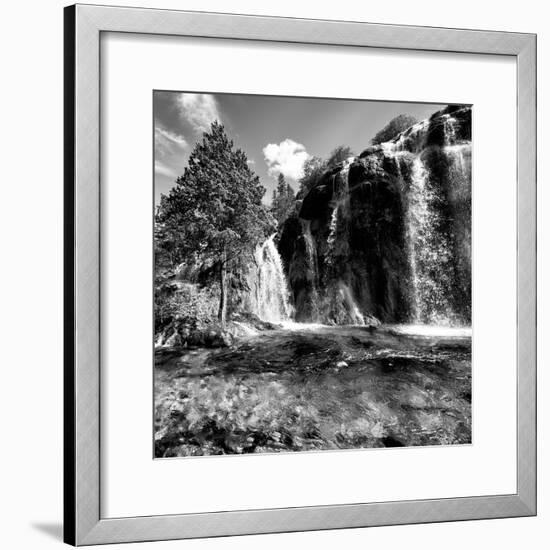 China 10MKm2 Collection - Waterfalls in the Jiuzhaigou National Park-Philippe Hugonnard-Framed Photographic Print