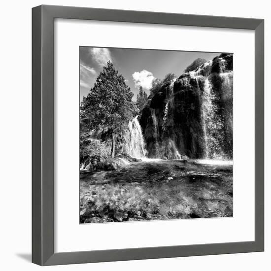 China 10MKm2 Collection - Waterfalls in the Jiuzhaigou National Park-Philippe Hugonnard-Framed Photographic Print