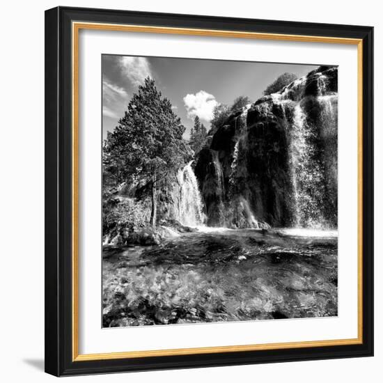 China 10MKm2 Collection - Waterfalls in the Jiuzhaigou National Park-Philippe Hugonnard-Framed Photographic Print