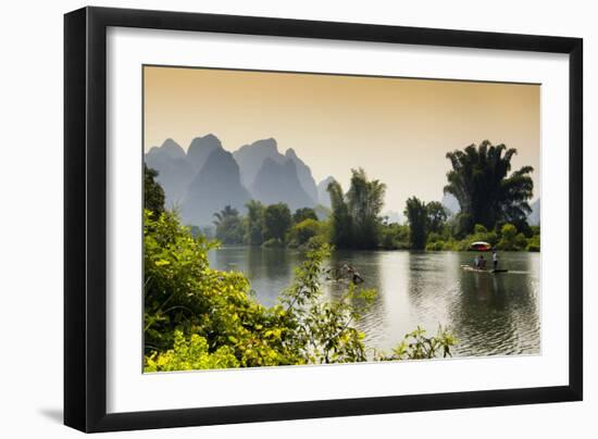 China 10MKm2 Collection - Yangshuo Li River-Philippe Hugonnard-Framed Photographic Print