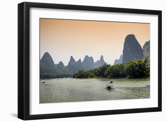 China 10MKm2 Collection - Yangshuo Li River-Philippe Hugonnard-Framed Photographic Print