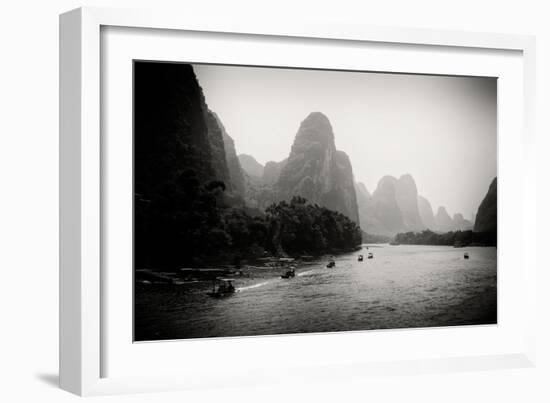 China 10MKm2 Collection - Yangshuo Li River-Philippe Hugonnard-Framed Photographic Print