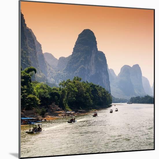 China 10MKm2 Collection - Yangshuo Li River-Philippe Hugonnard-Mounted Photographic Print