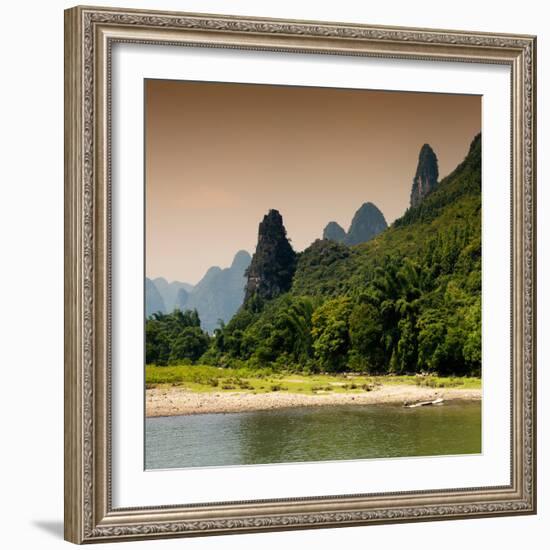 China 10MKm2 Collection - Yangshuo Li River-Philippe Hugonnard-Framed Photographic Print