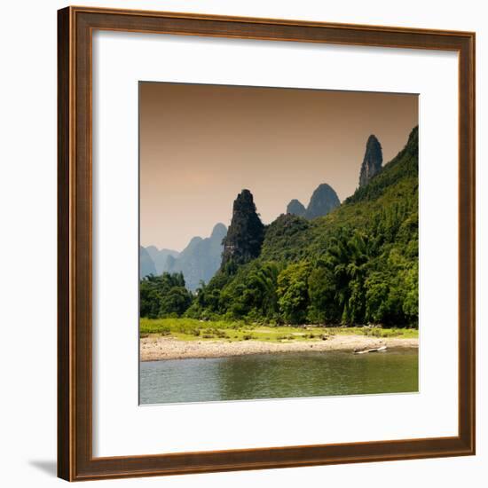 China 10MKm2 Collection - Yangshuo Li River-Philippe Hugonnard-Framed Photographic Print