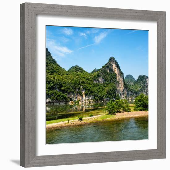 China 10MKm2 Collection - Yangshuo Li River-Philippe Hugonnard-Framed Photographic Print