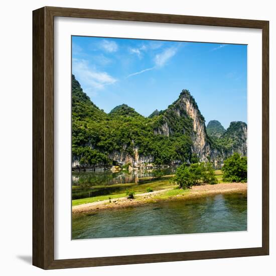 China 10MKm2 Collection - Yangshuo Li River-Philippe Hugonnard-Framed Photographic Print