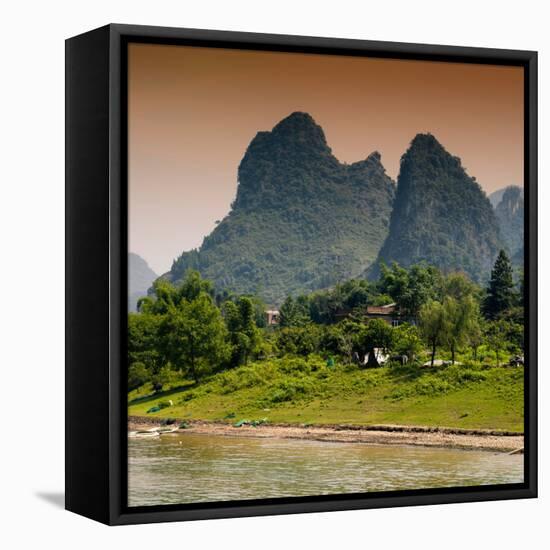 China 10MKm2 Collection - Yangshuo Li River-Philippe Hugonnard-Framed Premier Image Canvas