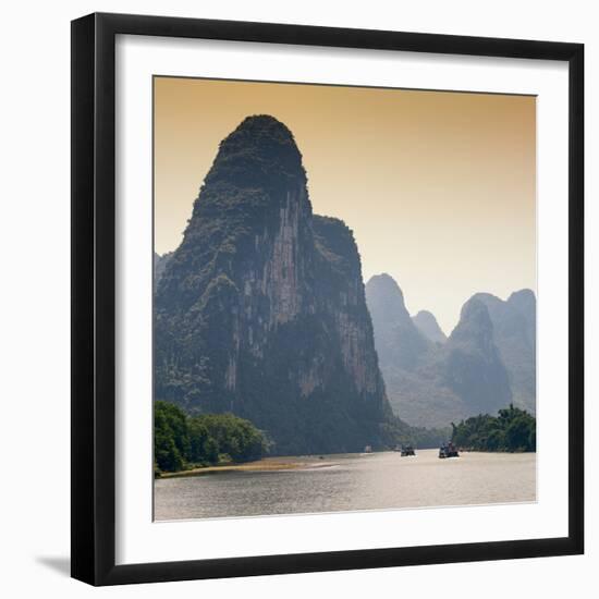 China 10MKm2 Collection - Yangshuo Li River-Philippe Hugonnard-Framed Photographic Print