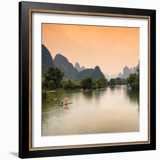 China 10MKm2 Collection - Yangshuo Li River-Philippe Hugonnard-Framed Photographic Print