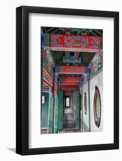 China, Beijing, Building Detail Summer Palace-Terry Eggers-Framed Photographic Print