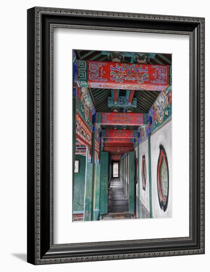 China, Beijing, Building Detail Summer Palace-Terry Eggers-Framed Photographic Print
