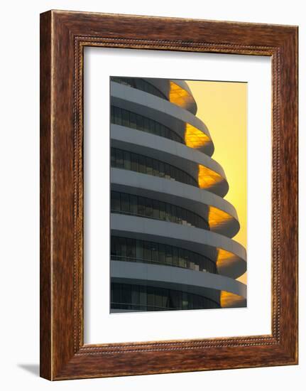 China, Beijing, Chaoyangmen South Street, Galaxy Soho by Architect Zaha Hadid-Alan Copson-Framed Photographic Print