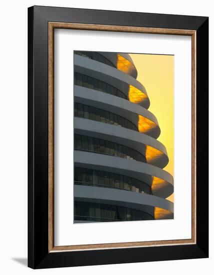 China, Beijing, Chaoyangmen South Street, Galaxy Soho by Architect Zaha Hadid-Alan Copson-Framed Photographic Print