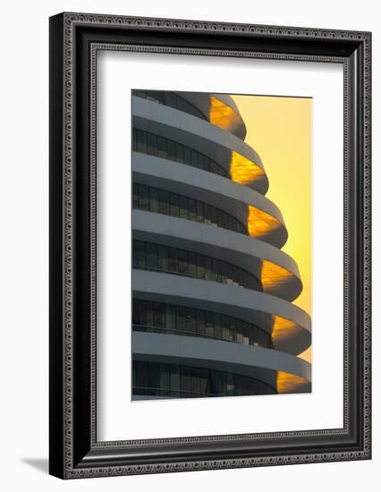 China, Beijing, Chaoyangmen South Street, Galaxy Soho by Architect Zaha Hadid-Alan Copson-Framed Photographic Print